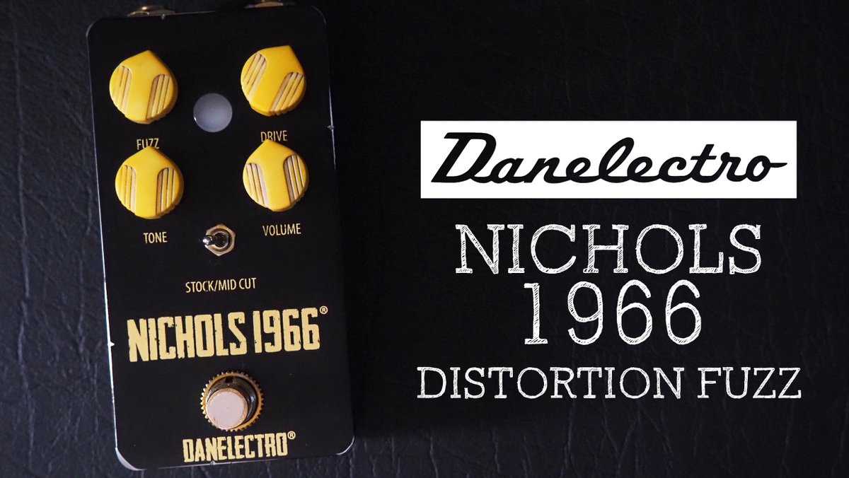 When a circuit created in the 1960s reappears in a glorious new design, people get stoked about it. The @DanelectroUSA Nichols 1966 Distortion Fuzz does just that - head to YouTube below, cheers!! youtube.com/watch?v=KHwrcq… #pedaloftheday #danelectro #nichols1966 #guitarpedals