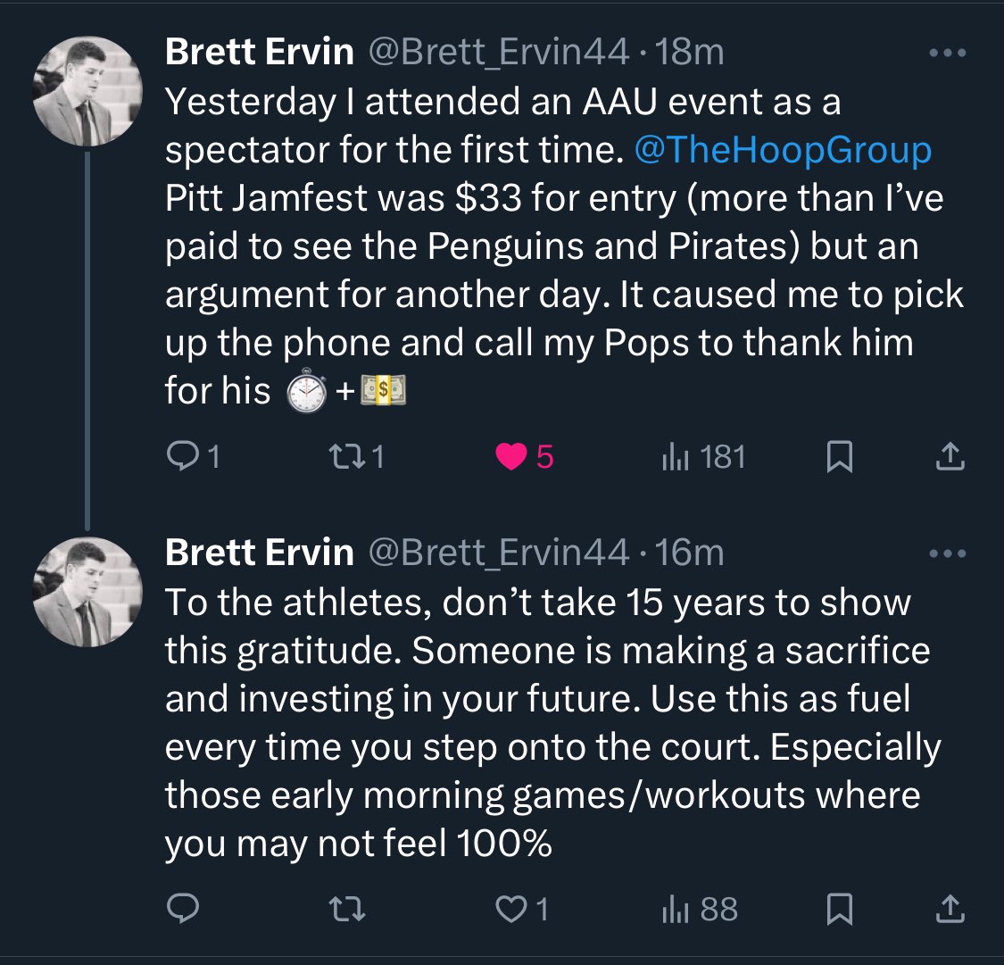 I’d pay top dollar to be able to call my pops and tell him thanks for all of that.  Good stuff <a href="/Brett_Ervin44/">Brett Ervin</a> 🤔 💭