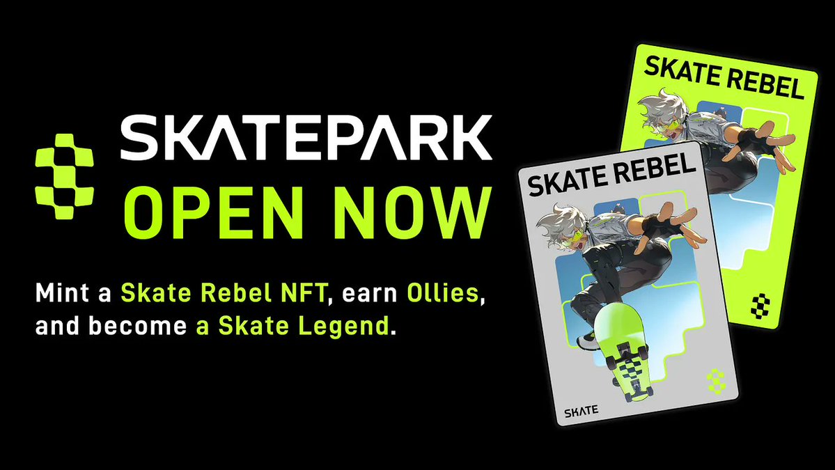 Two weeks ago, I told you about @skate_chain and they just launched 'Ollies Points'

➮ Confirmed Airdrop (8% of the supply) 🪂

To start collecting points, you'll need to create a free 'Skate Rebel' NFT:

╰► park.skatechain.org/?ref=51RVvZvvKp

more below: