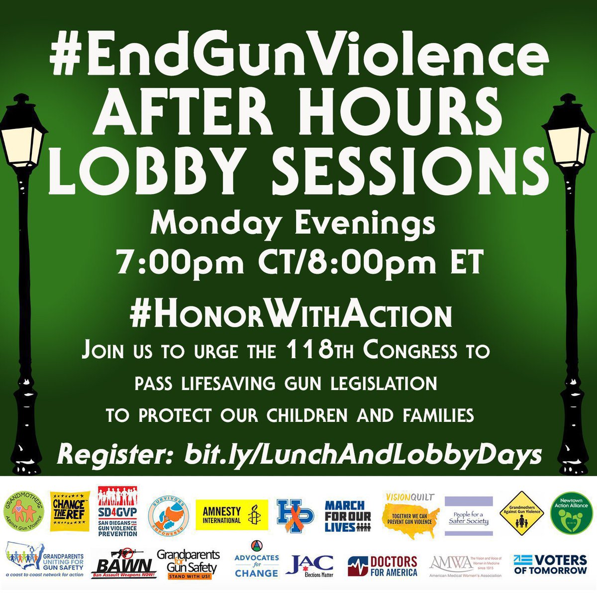 Join us TOMORROW EVENING to urge the 118th Congress to pass life-saving gun legislation to protect our children and families.

🔗 us02web.zoom.us/meeting/regist…

#EndGunViolence #BanAssaultWeapons #KeepKidsSafe