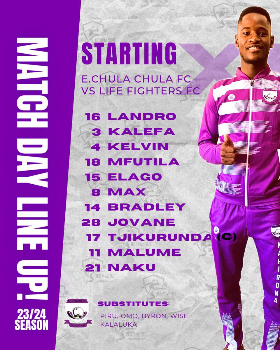 FootyNamibia's tweet photo. LIFE FIGHTERS XI
🆚 CHULA CHULA
🏟 OSHAKATI INDEPENDENCE stadium
🗓 15h00
#round30 https://t.co/6ozhN6jgxH