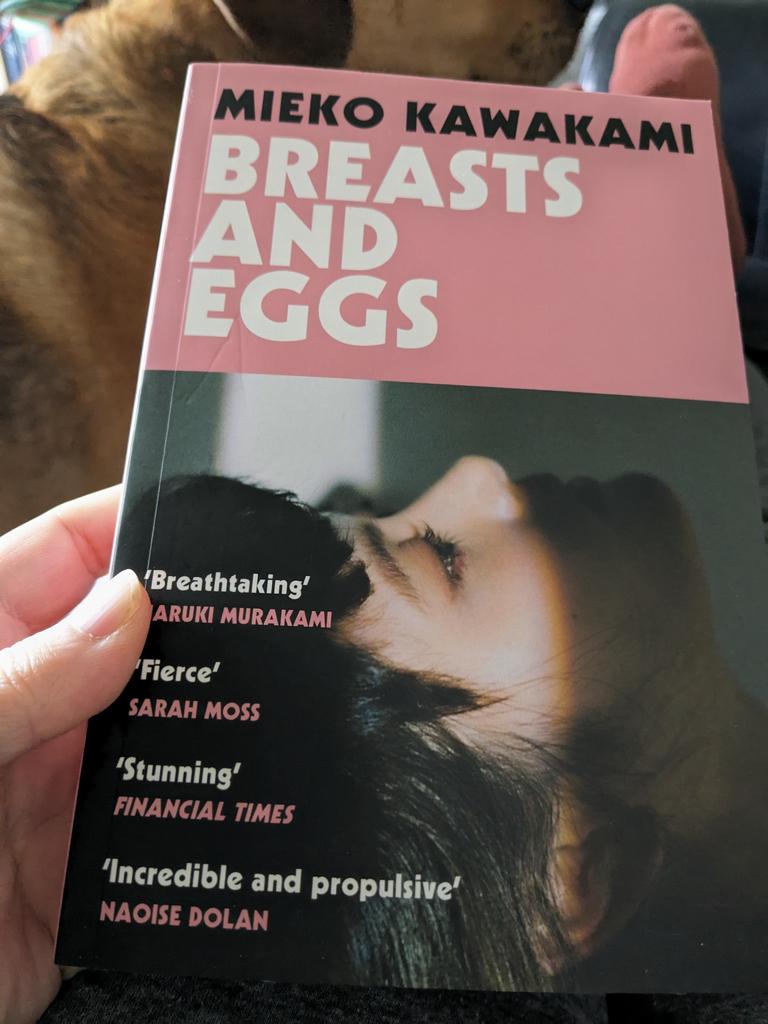 This month's #RadicalReaders book is Breasts and Eggs by Mieko Kawakami. 

I need to crack on to get it finished by Wednesday but am finding it really good so far. Looking forward to the discussion.