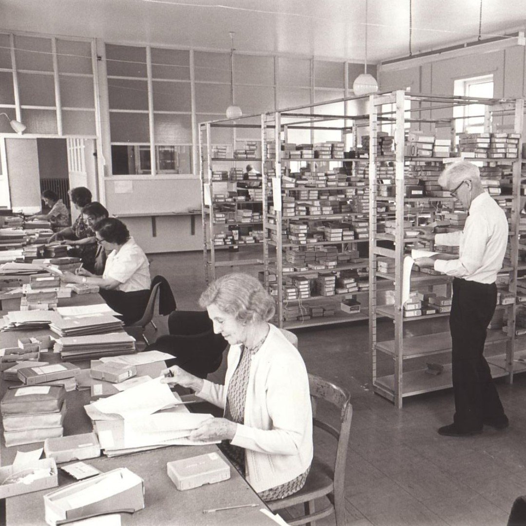 We have dug through our archives to find some precious photos of Calibre Audio staff throughout the years. We are so grateful for everyone at Calibre HQ who has kept our free service running for 50 years!❤️ #CalibreAudio #AudioBooks #AudioLibrary