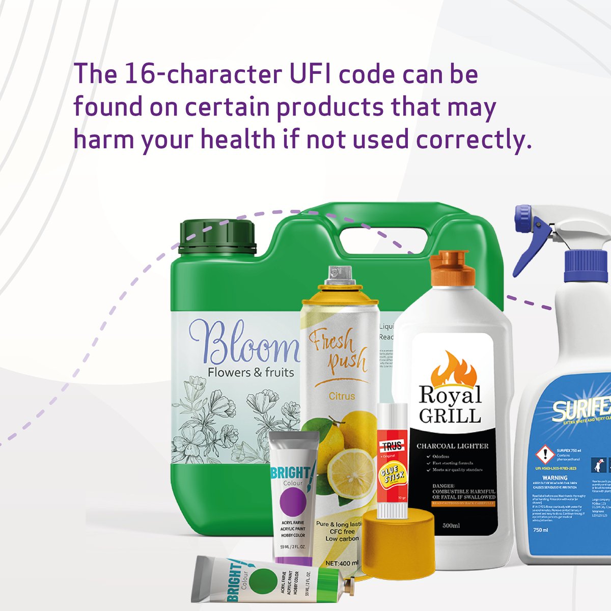 The UFI (Unique Formula Identifier) is a 16 character code found on certain chemical products that links information about the product, its ingredients & toxicity. The code enables poison centres to give appropriate treatment advice.
#UFImattersEU #ChemicalSafety #PoisonCenter