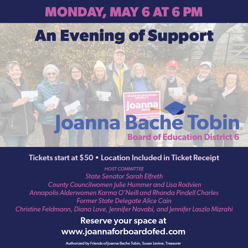 #Elections matter. #Democracy matters. YOU MATTER. Our #school board races REALLY matter. Join me in supporting Dr. Joanna Bache Tobin's re-election. She is compassionate, visionary, practical and delivers!