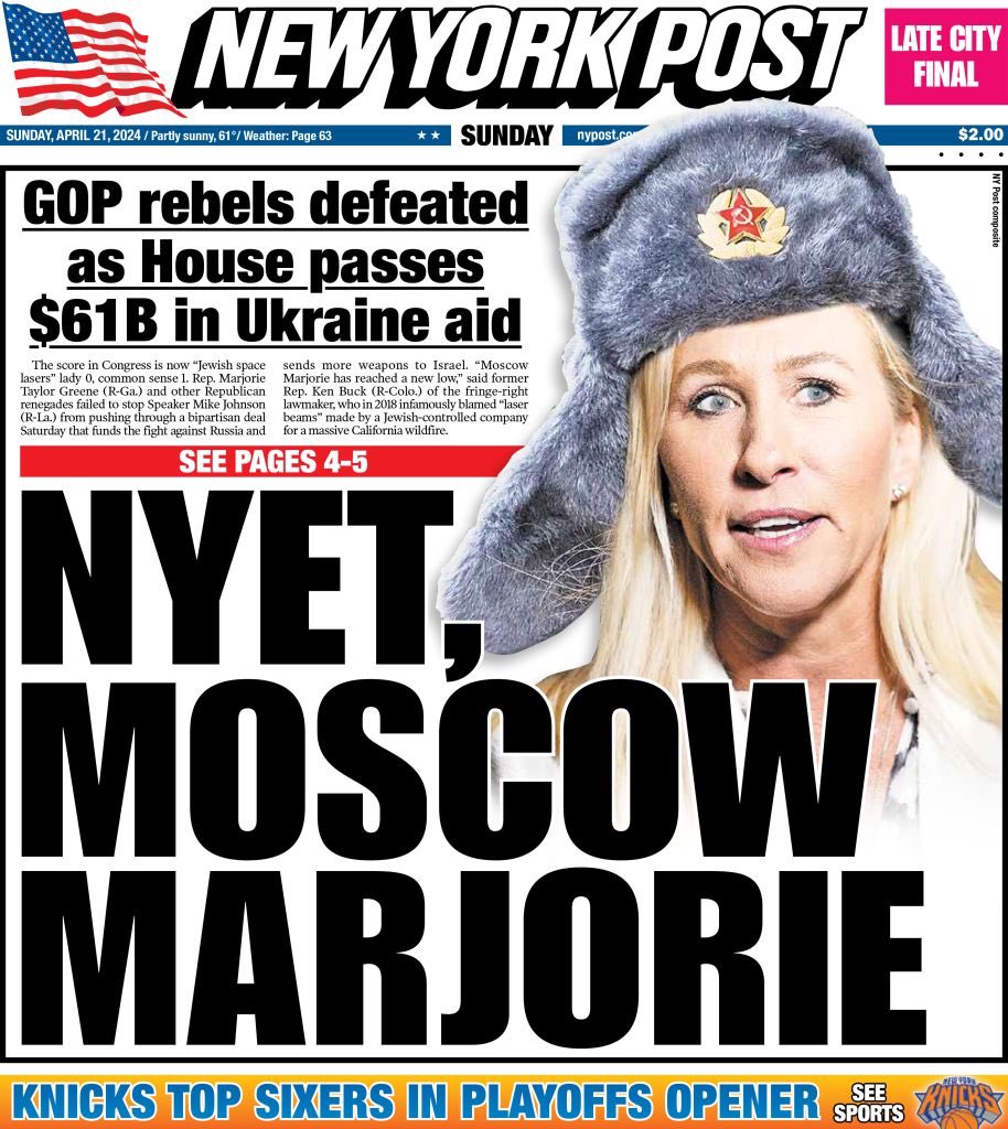 #MoscowMarge 🤮🤮🤮Look Marge, you made the cover!