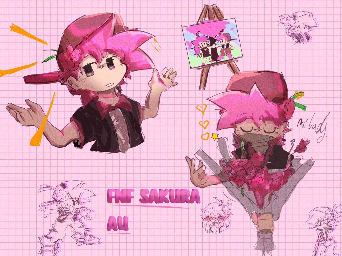 VladiikDraws's tweet photo. FNF SAKURA AU #fnf #FNFSakuraAU #fnfbf #fnfgf #fridaynightfunkin https://t.co/I3XznvIIpb