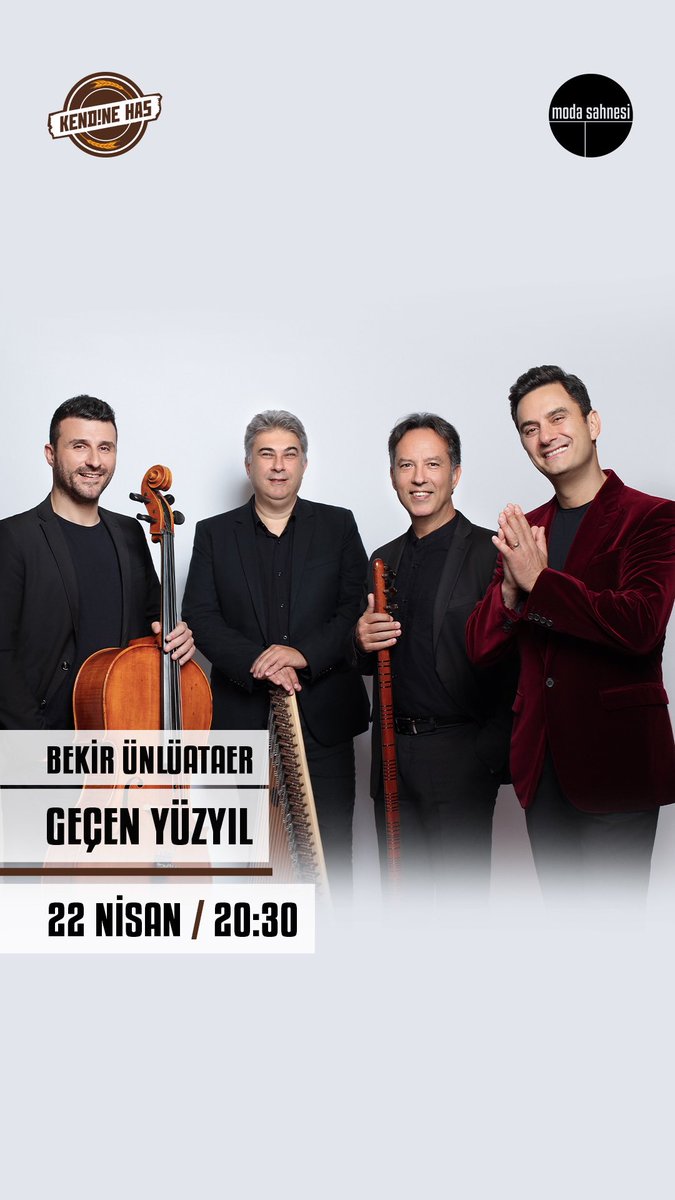 Yarın akşam 20:30’da  <a href="/modasahnesi/">moda sahnesi</a> ‘nde Geçen Yüzyıl’a kulak ver…
En naif, en güzel aşk şarkılarını sana fısıldıyoruz.. ❤️
biletinial.com/tr-tr/muzik/ge…