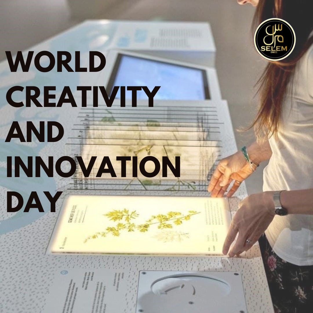 Purpose of World Creativity and Innovation Day is to inspire people to explore their inner creativity and discover their inner Leonardo da Vinci. 
#InnovateTogether
#CreativeMinds
#InnovationNation
#InspireCreativity
#CreativeThinking