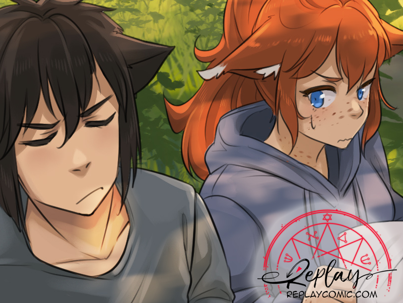ReplayComic's tweet photo. Replay has updated! 
Take a look, like, share, and comment! Thanks~!  

Latest page: https://t.co/t9co9GLrjg
Start from the beginning: https://t.co/FcRATEYBUs https://t.co/kpdEDIt6cE