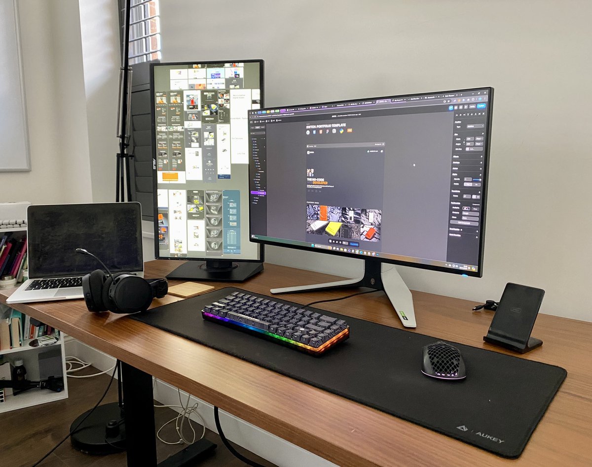 SoloMikess's tweet photo. Sunday work session 🧑💻 - here’s a peek into my most recent project, using #Framer #webtemplates
@framer https://t.co/XM0fPY1gd3