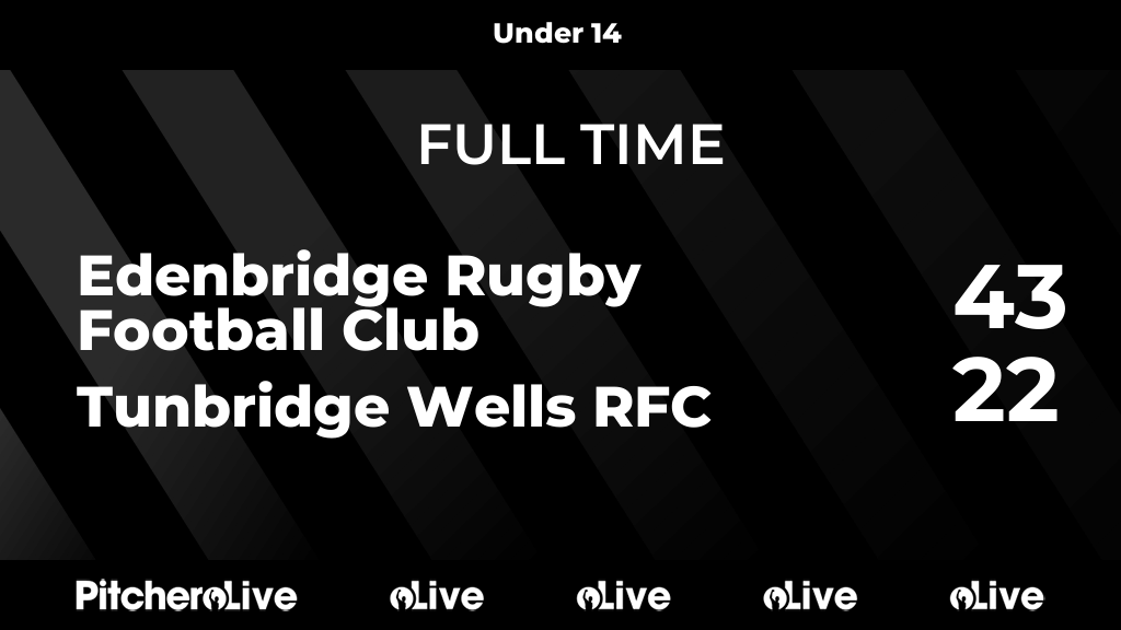 FULL TIME: Edenbridge Rugby Football Club 43 - 22 Tunbridge Wells RFC
#EDETUN #Pitchero
edenbridgerugby.co.uk/teams/7194/mat…