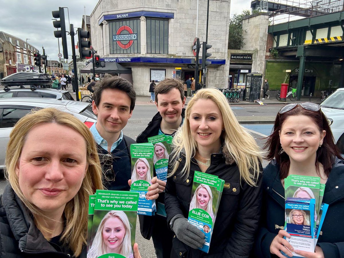 Out with @BTories talking to residents about the Mayoral elections, many are very impressed with their fabulous councillors Cllr Lynsey Hedges and Cllr Daniel Hamilton. A lot of dissatisfaction with Sadiq Khan, people want a Mayor who listens. Susan Hall will listen to you.