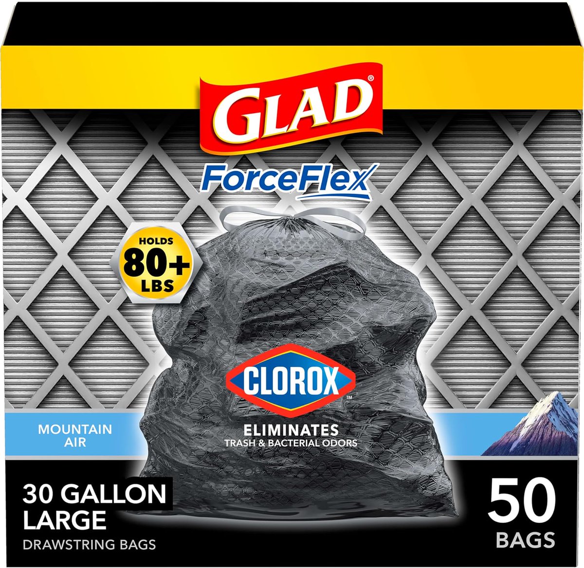 30 Gallon GLAD Garbage Bags 50ct as low as $2.xx with coupon + Subscribe and Save! Will sell out! amzn.to/3UoLGDI