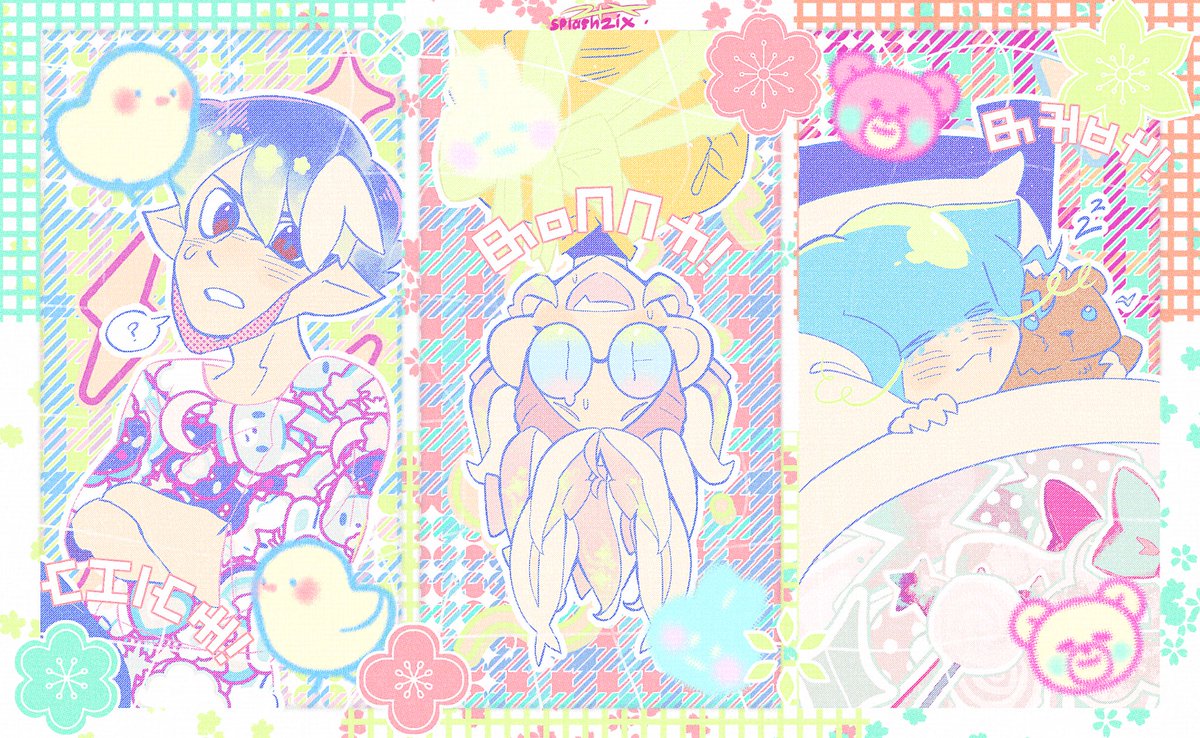 SplashZix's tweet photo. ok actual springfest art mb 
ー
 #Splatoon3 #スプラトゥーン3 #SpringFest https://t.co/kslS0gIQzo
