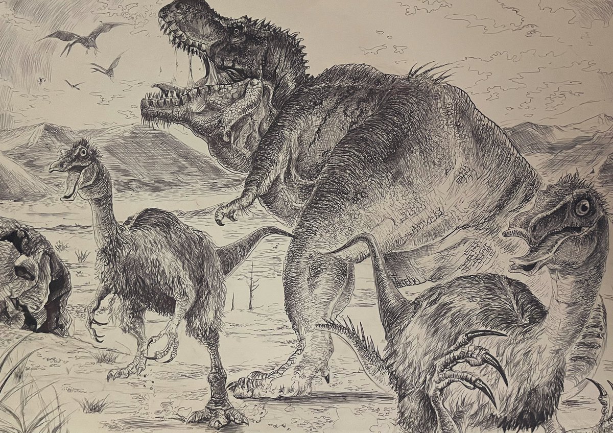 TM2803052165901's tweet image. The GOBI
＃恐竜　＃イラスト　#dinosaur