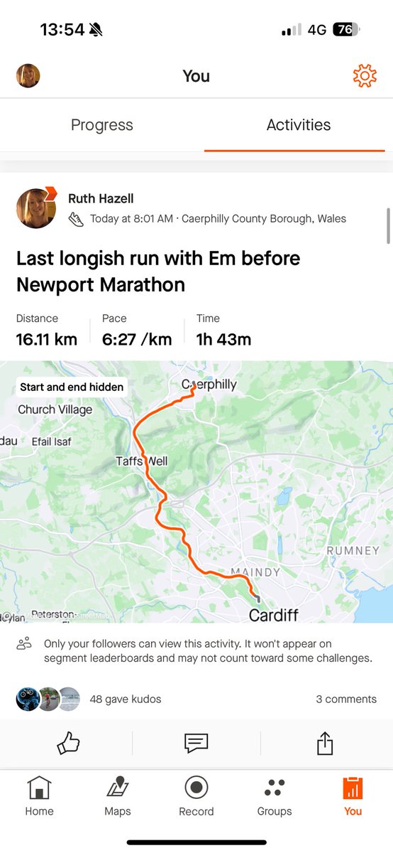 RuthieBach's tweet photo. One week to go until Newport Marathon. Hard work done. Raising much needed funds for @SDFHC. 

https://t.co/BDdILNEHtc https://t.co/r0Co7XsBh8