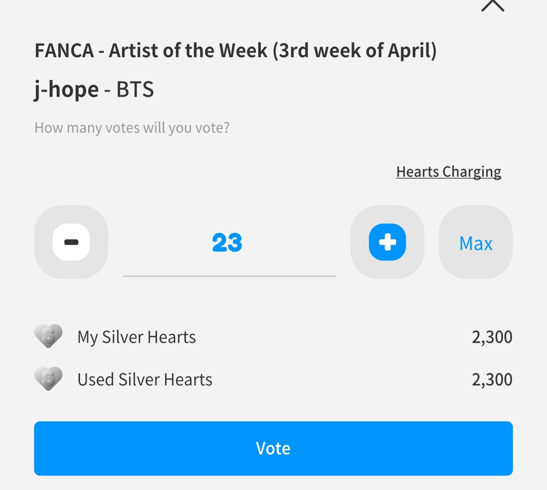 VOTEM NO HOSEOK NO FANCAST

Rank 2 #jhope 🏃

Right now, on #Fancast App,
Please send a vote of support to #jhope 💪
fancast.page.link/YLPQ