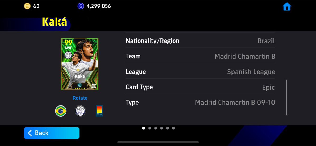 New Epic : Kaka 🇧🇷🐐⚪️🔜 #eFootball