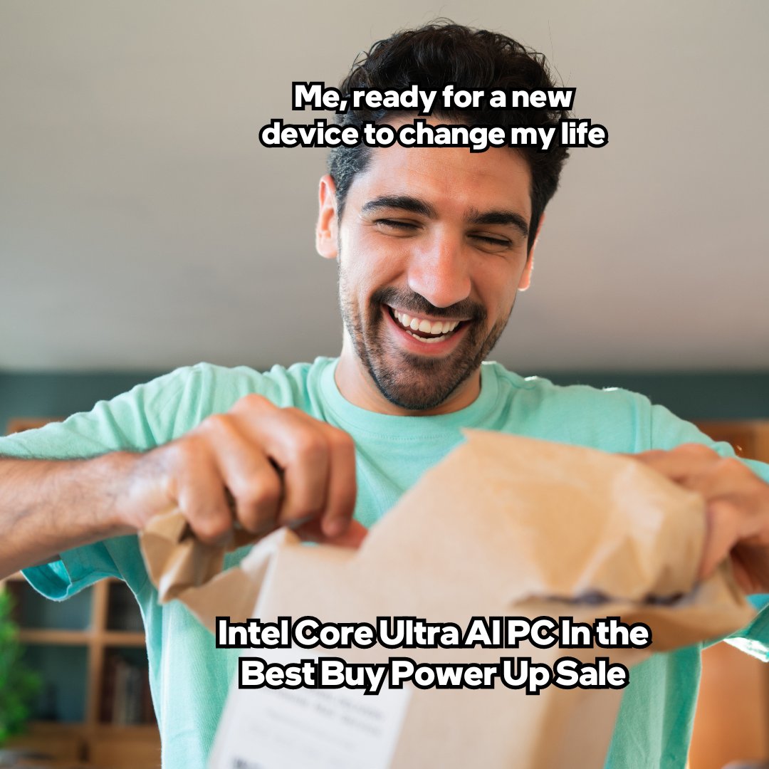 Now's the time to take advantage of the Power Up Sale at @BestBuyCanada, where you can find fantastic deals on a collection of #IntelCoreUltra AI PCs. 🔋 ⬆️ 💫 Run, don't walk – the #PowerUpSale ends TODAY!