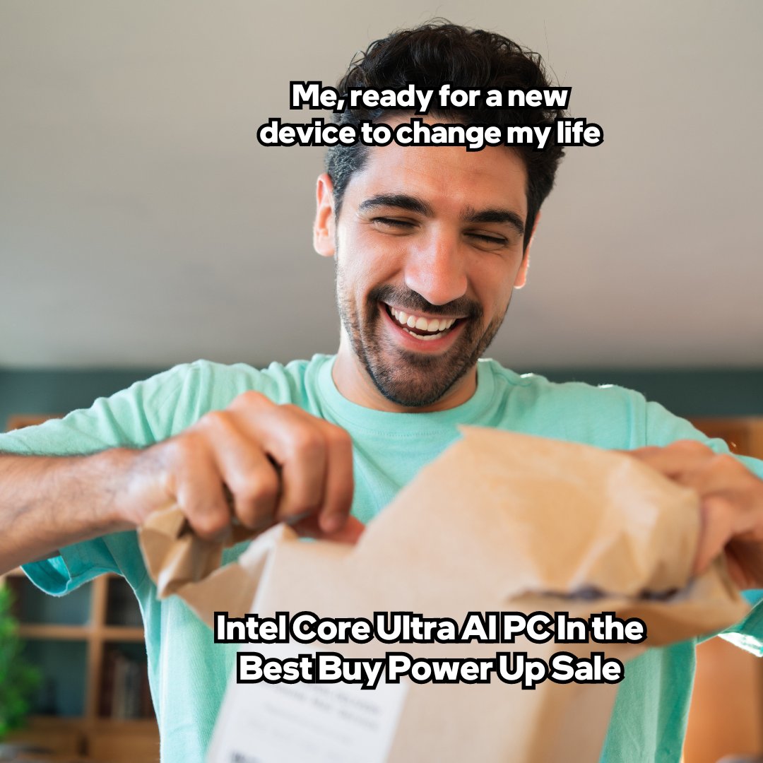 intelcanada's tweet photo. Now's the time to take advantage of the Power Up Sale at @BestBuyCanada, where you can find fantastic deals on a collection of #IntelCoreUltra AI PCs. 🔋 ⬆️ 💫

Run, don't walk – the #PowerUpSale ends TODAY! https://t.co/CmQa2CryC0