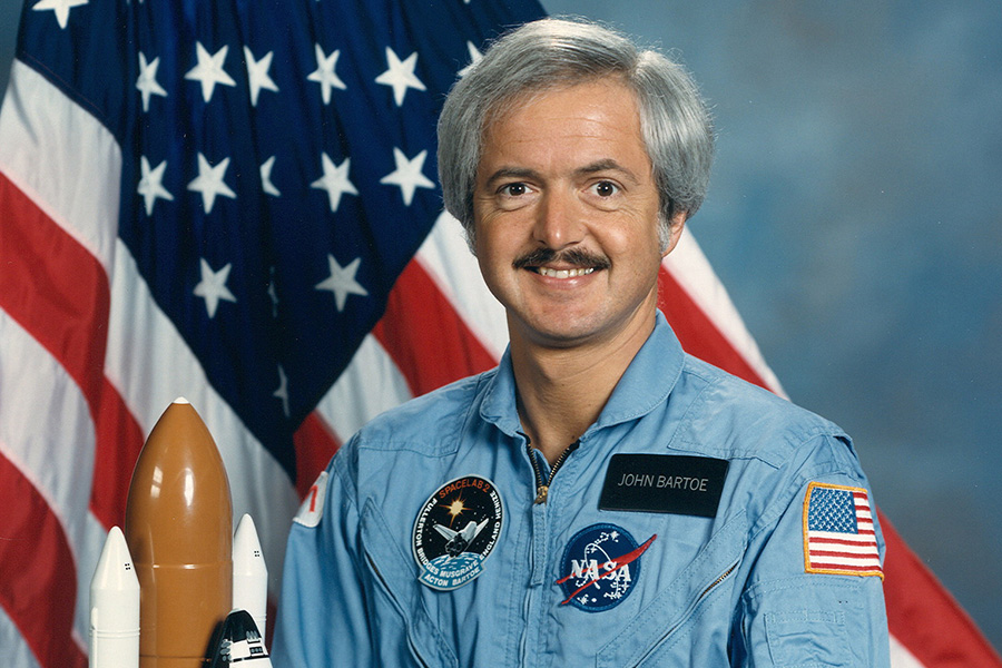 John D. Bartoe is our Astronaut of the Day until April 25! 👨‍🚀 💫 Stop by to hear more about his shuttle flight and career as an astrophysicist! Explore more 💻: tinyurl.com/5n7mcvsr