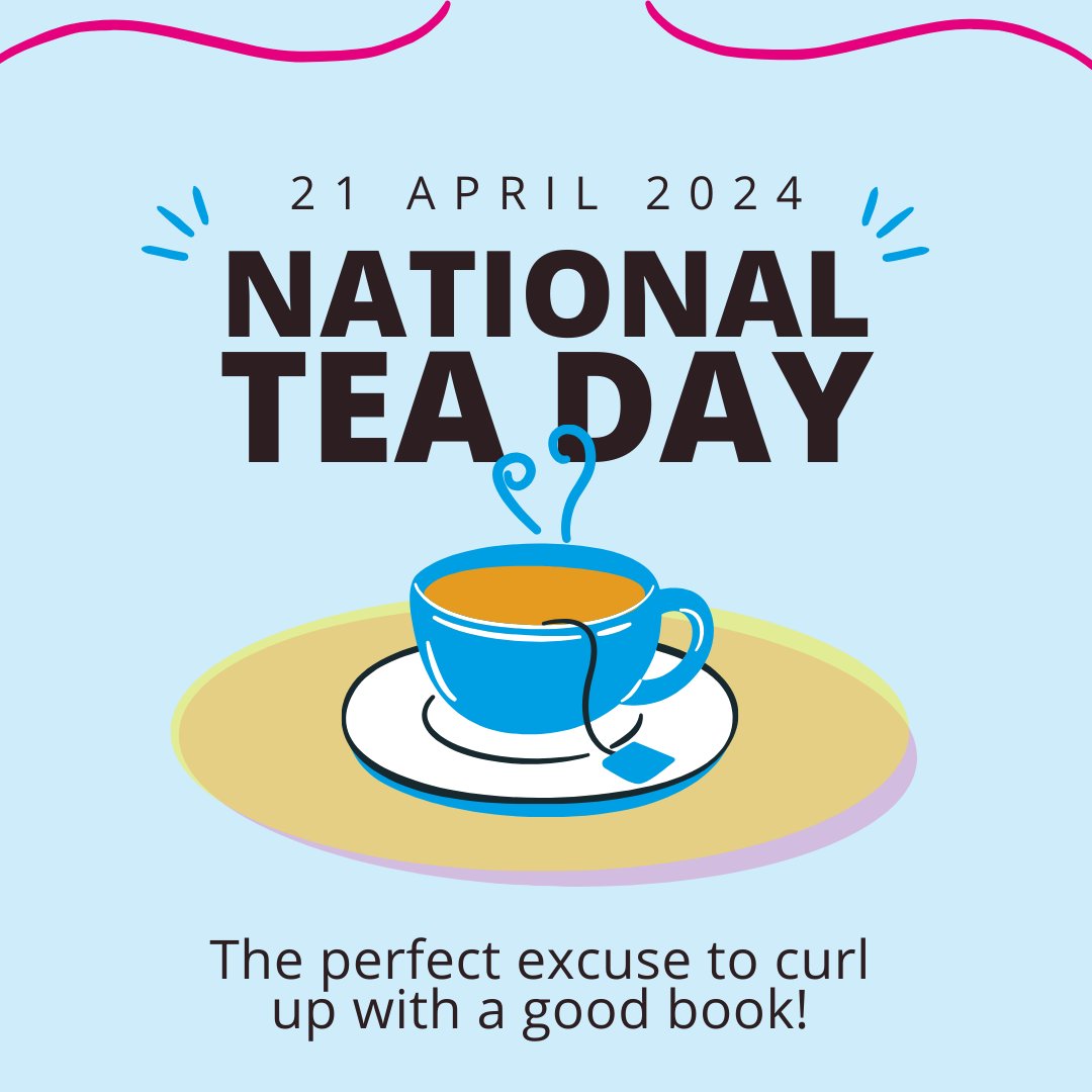 Happy National Tea Day! The perfect excuse to curl up with a good book and a lovely cuppa. What are you reading right now?