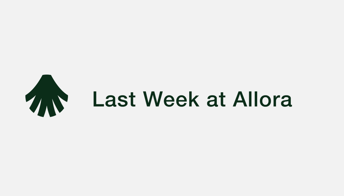 ICYMI, here's a roundup of the biggest announcements from the last week at Allora ✳️ 🧵 ⤵️