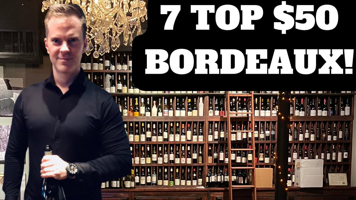 Watch below to discover 7 excellent Bordeaux wines that sell for around $50! Wine Collecting - 7 Top $50 Bordeaux Wines (2024) youtu.be/diB4M3RIbIQ