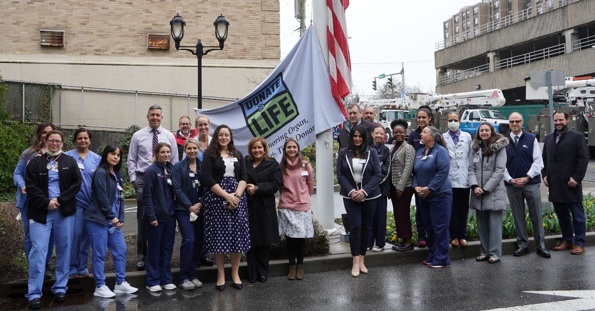 The White Plains Hospital community is proud recognize #DonateLifeMonth alongside our partners at @LiveOnNewYork. Join the National Donate Life registry at RegisterMe.org today!