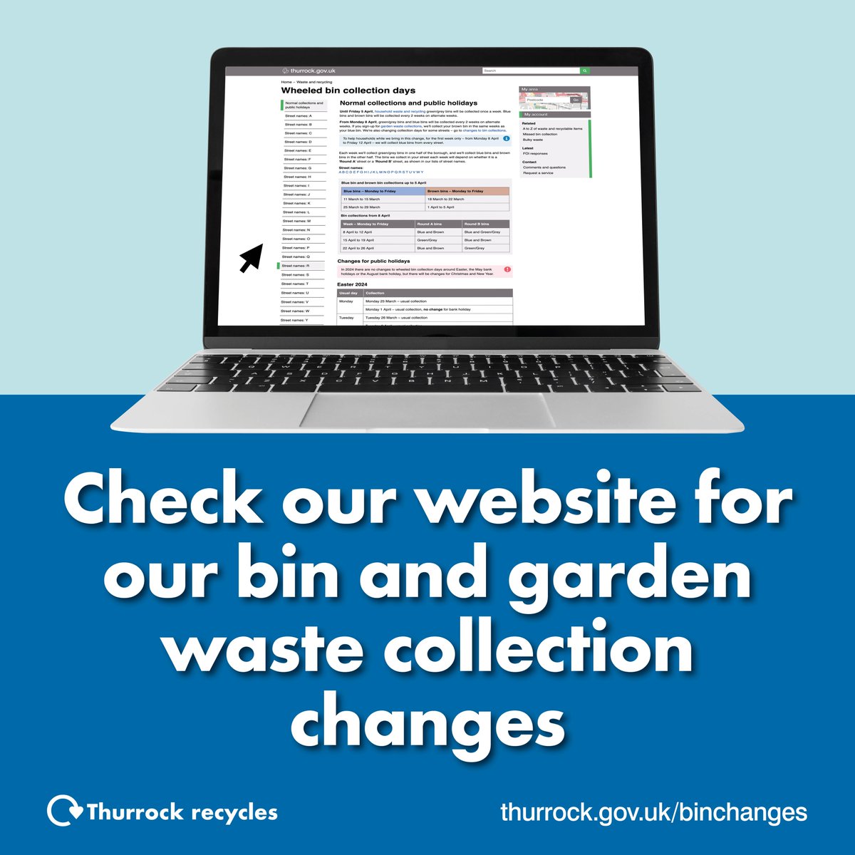 Your street may have a new bin collection schedule. Find out when yours take place at orlo.uk/wheeled-bin-co…