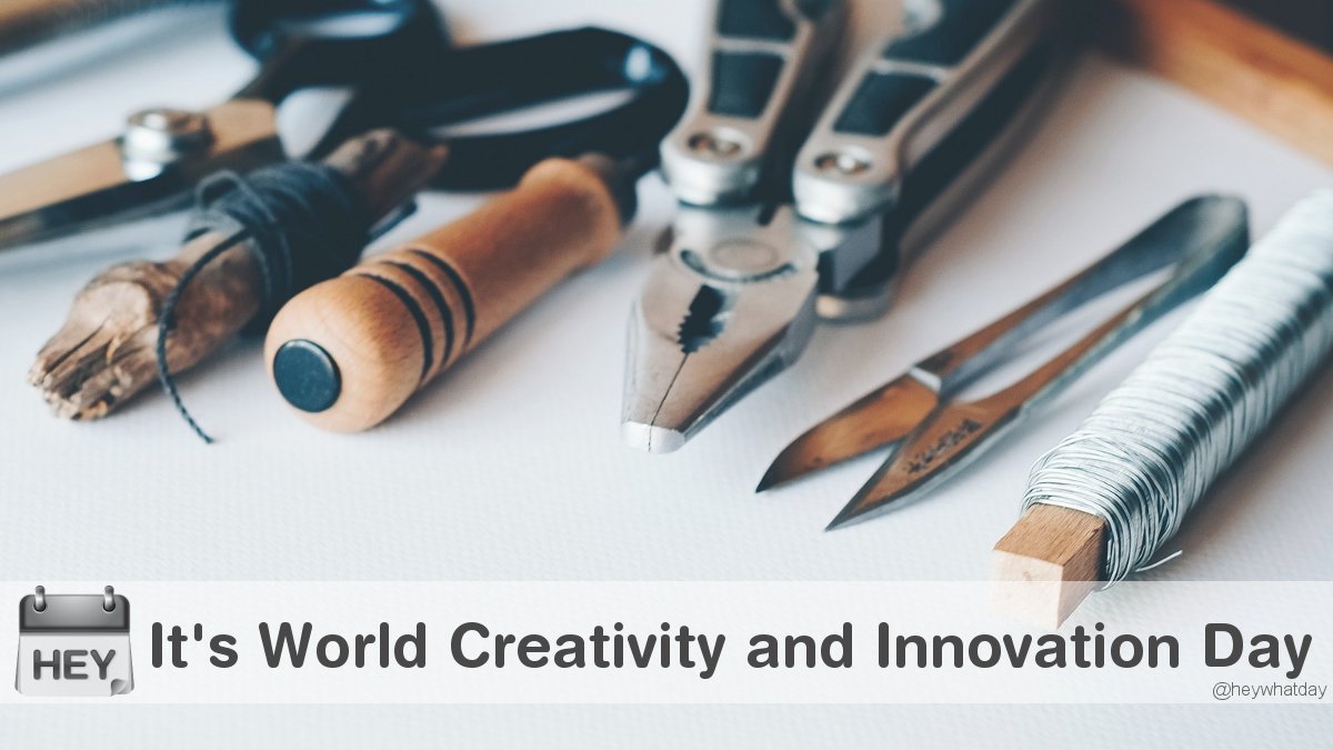 It's World Creativity and Innovation Day! 
#CreativityAndInnovationDay #WCID #WCID2024