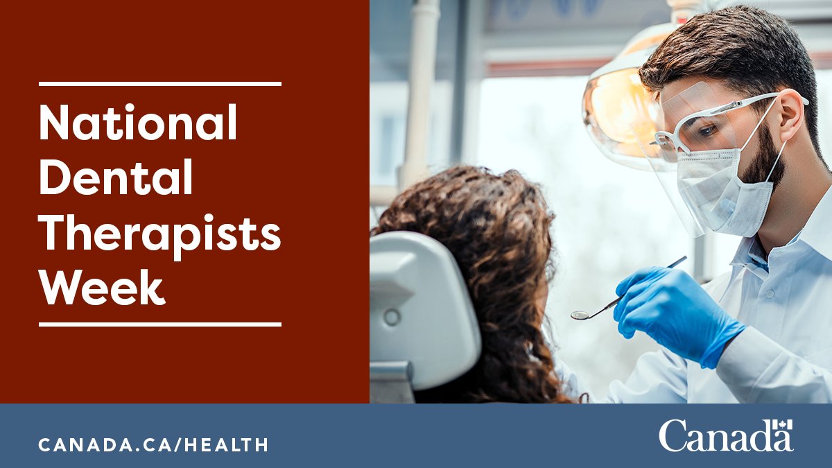 Dental therapists are primary care providers, trained in preventive and restorative services to help Canadians maintain and improve their #OralHealth. 

This #NationalDentalTherapistsWeek, learn more about good oral health: ow.ly/qFLS50RjeYA