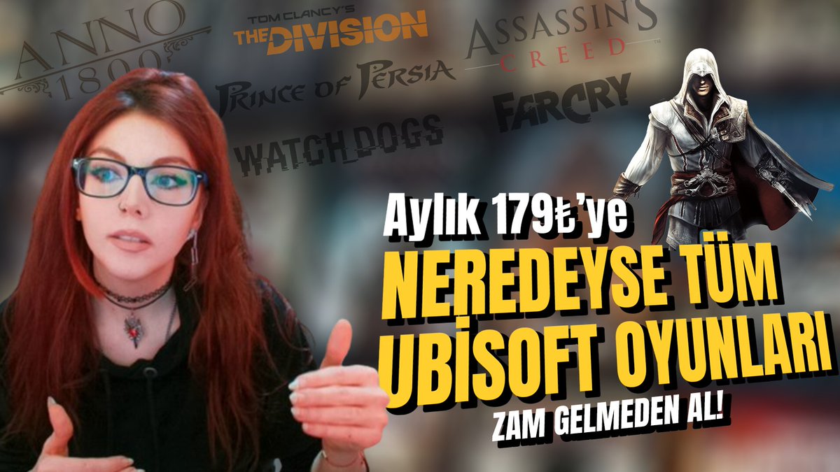 Ubisoft+'ı çok bilen yok. Zam gelebilir söylentisi dolanıyor. 12 aylık kaptım ve size de yöntemini anlattım👀 Neredeyse çoğu Ubisoft oyunu ve gelecek TÜM oyunlarına en üst versiyonu ile erişebiliyorsunuz. Kısa ve öz anlatmaya çalıştım: 📺youtu.be/gMbbxkOfQfY