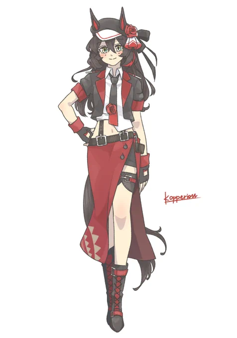skeb納品しました～素敵なデザインで描くの楽しかったです 