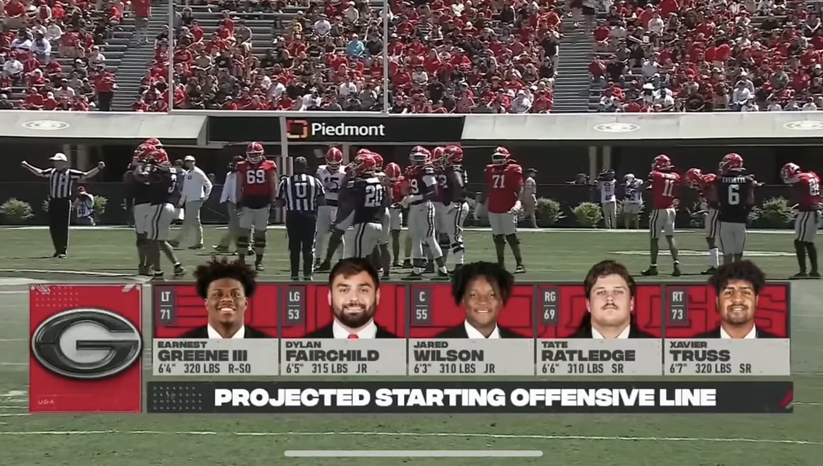 Carson Beck - “This is the best O line in the country “ 👀👀👀