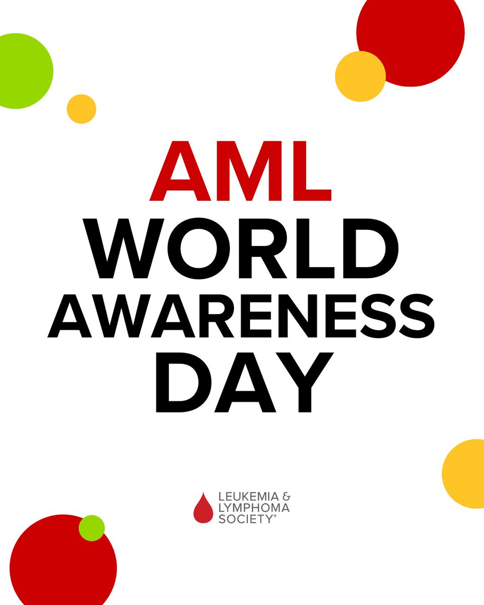 BloodCancerUtd's tweet image. Spread love and support on #AMLWorldAwarenessDay! ❤️👇 Join us in spreading awareness and HOPE this year!

❤️ Our investment in game-changing breakthroughs like our Beat AML® Master Clinical Trial is improving outcomes. Because of this trial, some patients with a prognosis of…