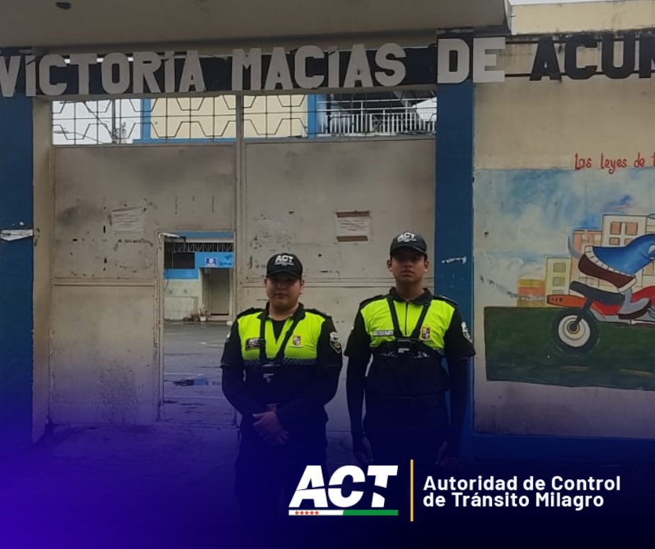 ACTMilagro's tweet photo. #ACTinforma

Inicio la jornada electoral y nuestros agentes ya se encuentran ubicados en los diferentes recintos electorales.

Recordamos a los ciudadanos que existen varias vías cerradas por lo que recomendamos tomar vías alternas https://t.co/XqRFwXxaPi