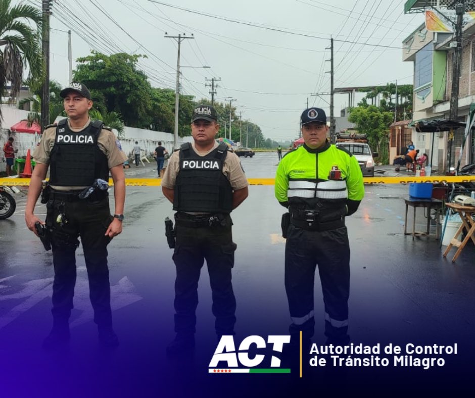 ACTMilagro's tweet photo. #ACTinforma

Inicio la jornada electoral y nuestros agentes ya se encuentran ubicados en los diferentes recintos electorales.

Recordamos a los ciudadanos que existen varias vías cerradas por lo que recomendamos tomar vías alternas https://t.co/XqRFwXxaPi