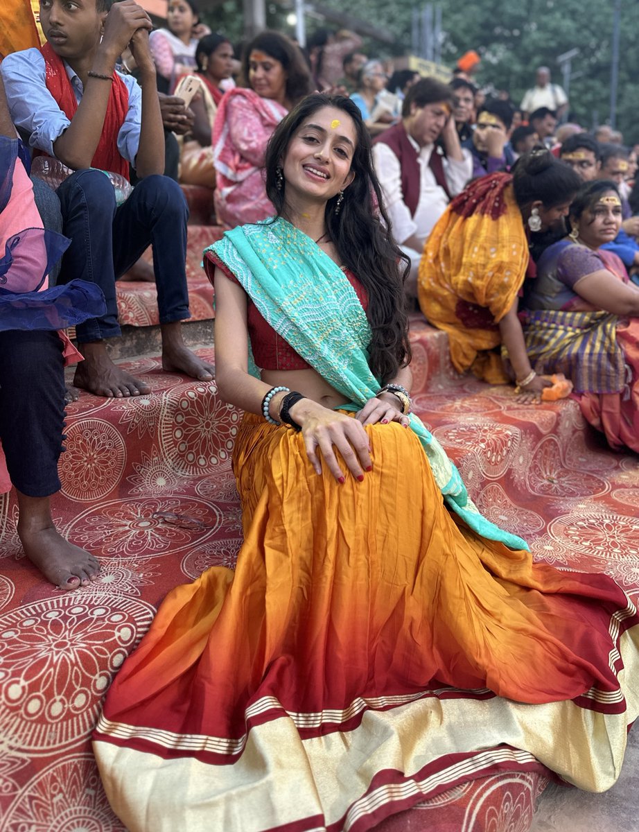 Saryu Aarti in Ayodhya  🌅🐬🚩