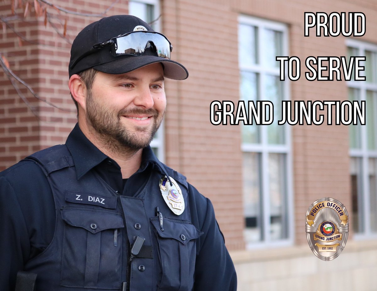 Have a safe Sunday, Grand Junction, and call us if you need us. #GJPD #servingGJ #ProudToServe