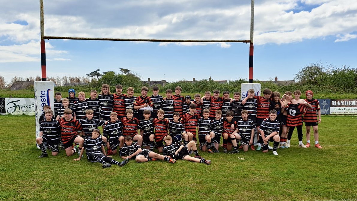 A massive thanks to @TenbyUTDRFC  u13s for the game today 🏉 great way to end our tour 😎 hope to see you at Sardis road one day 👌