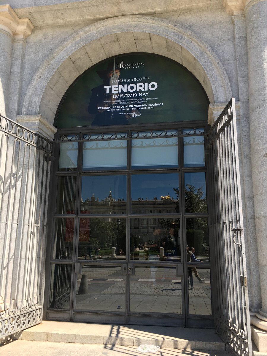 Y seguimos con la segunda semana de ensayos del TENORIO en el @Teatro_Real.