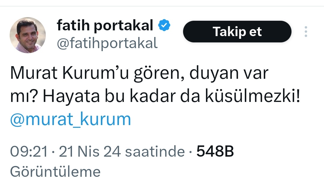 Ayıptır, ama ayıbı bilene!
Halk bir karar vermiş.
Herkes saygı duymuş.
Kararı değil, kararın sonuçlarını tartışmış; tartışıyor.
Bu da alay ve dalga peşinde!
Halk ile alay ediyor.
Murat Kurum'a oy verenlerle dalga geçiyor.
Bu kirli, menfur bir söylemdir!