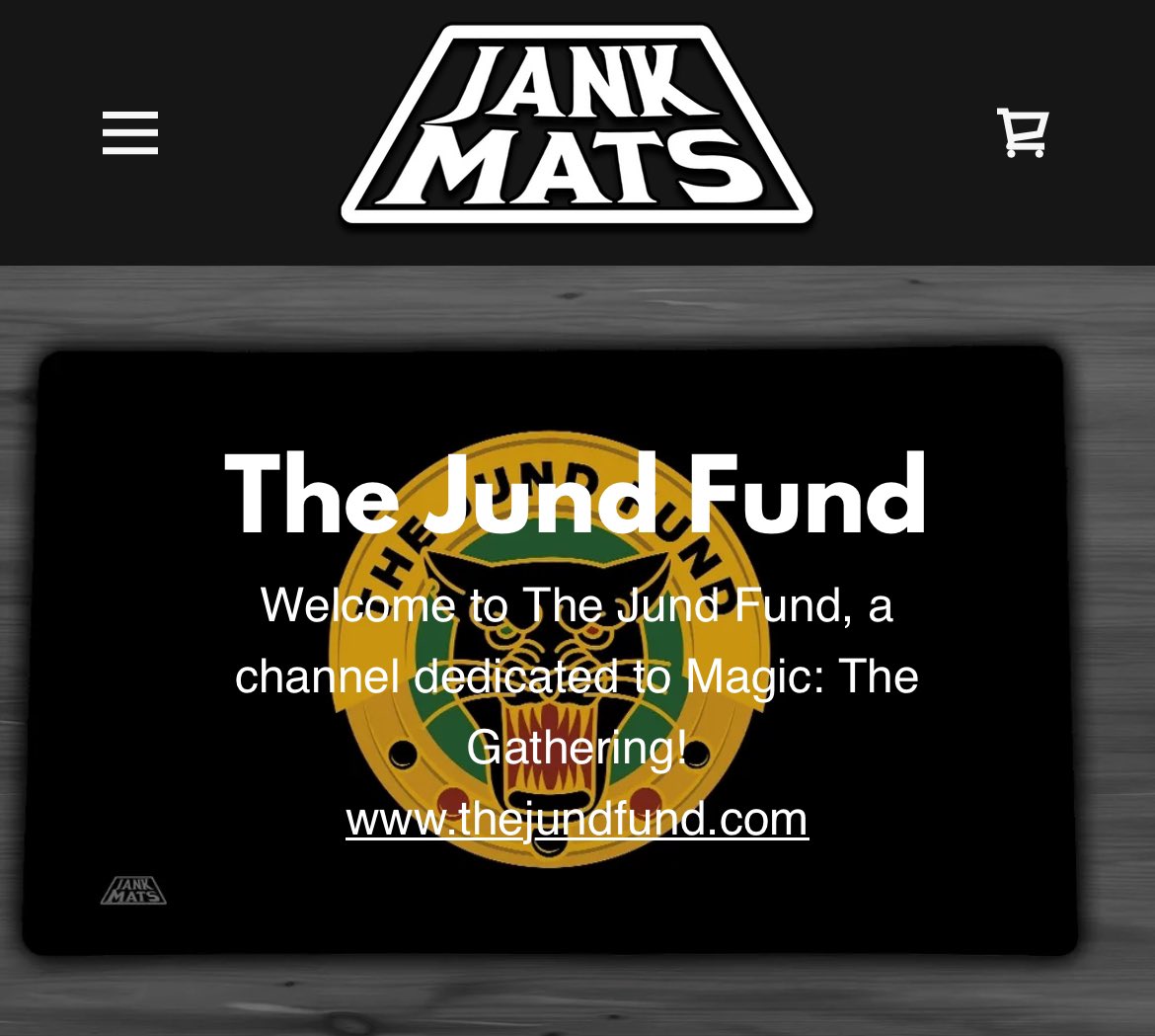 🚨EXCITING ANNOUNCEMENT🚨 I am EXTREMELY STOKED to announce that I am now officially part of the team over at @jankmats! It’s an honor to join my fellow creators like @tabletopjocks @ScrybabiesMTG @HowlingSaltMine and the besties @GrimTutorsMTG on this awesome team! #TheJundFund