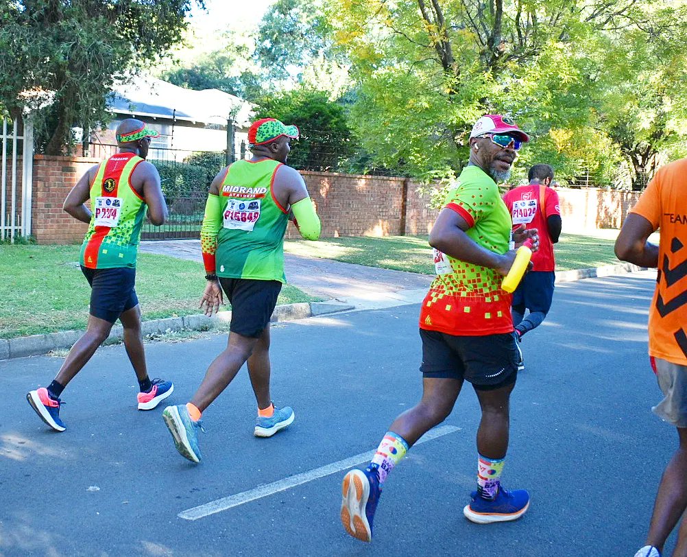 midrandstriders's tweet photo. Dankie leadership! Sub 2:40 #GreenMambaEffectππ₯ #GreenWave @BenoniNortherns #BNACMarathon https://t.co/mFdZ0ZwMNM