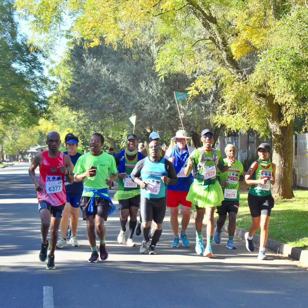 midrandstriders's tweet photo. Dankie leadership! Sub 2:40 #GreenMambaEffectππ₯ #GreenWave @BenoniNortherns #BNACMarathon https://t.co/mFdZ0ZwMNM