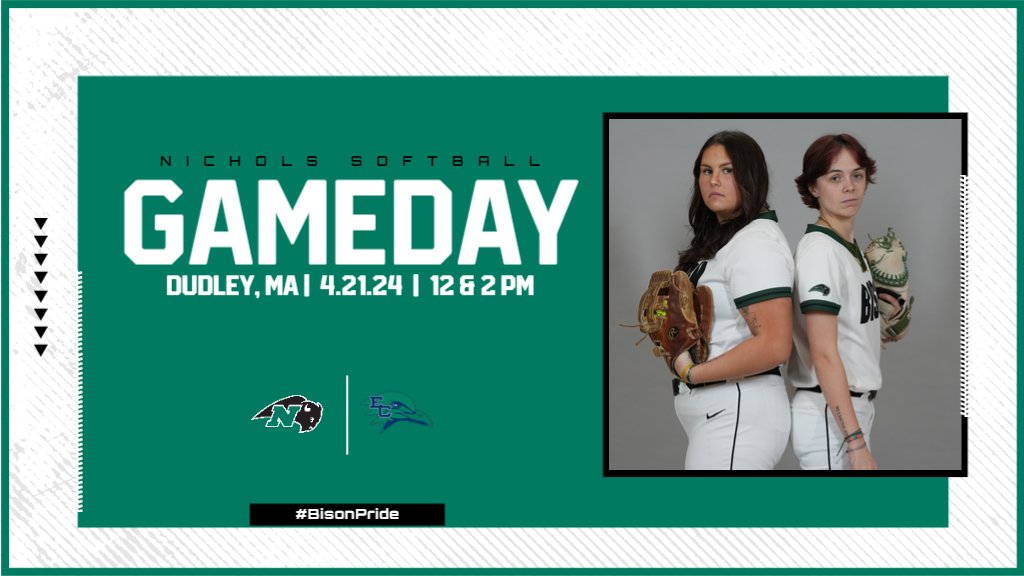 GAMEDAY!! The Bison are back on the Hill to take on another CCC opponent. Come support us as we battle against Endicott today, starting @ 12 & 2! 🦬 #BisonPride