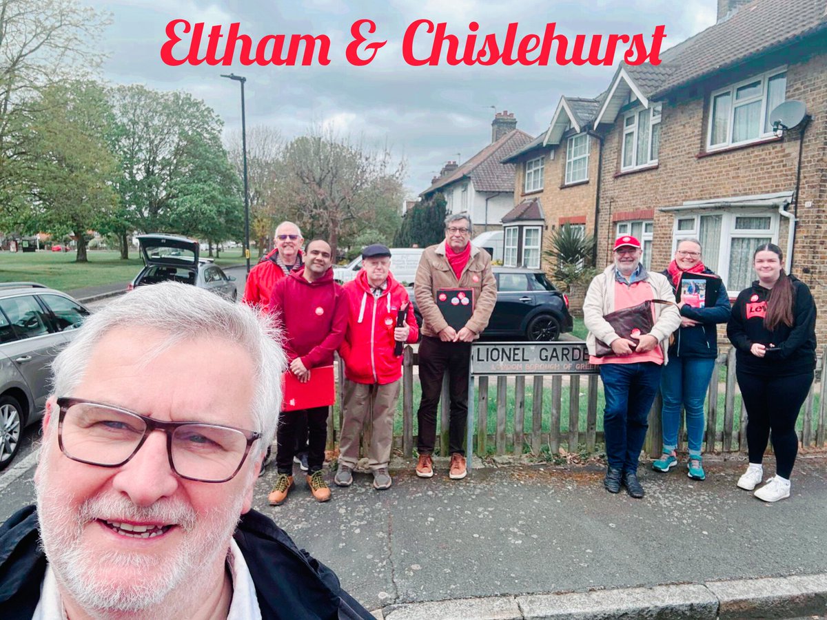 Had a fantastic canvassing session this morning in Eltham and Chislehurst with MP @CliveEfford and other dedicated Labour comrades. We received tremendous support at the doorstep for @SadiqKhan & @Len_Duvall. Remember to cast all three of your votes for the @UKLabour on May 2.