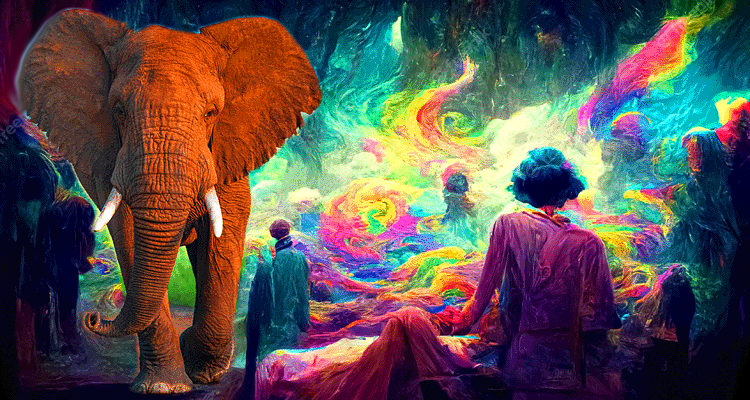 TraderStef's tweet photo. An Antidepressed Elephant in the Room Amid Terminal Madness -A psychotropic is a substance or drug affecting the central nervous system by altering behavior, mood, thoughts, perception -by @TraderStef #tripping #antidepressants #overprescribed #war Update: https://t.co/hDSY8zqKSY https://t.co/57epwFdnbb